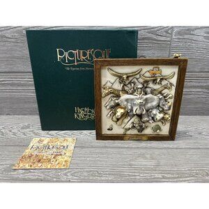 Harmony Kingdom Storm Brewing Noah’s Ark Picturesque 3-D Tile 1999 Retired